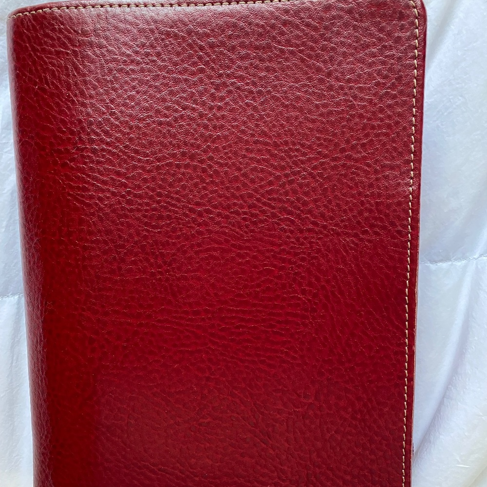 Franklin Covey  compact size leather binder